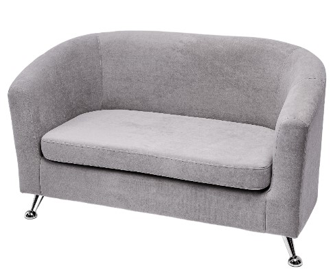 Прямой диван Брамс 2Д серый в Петрозаводске - изображение 2