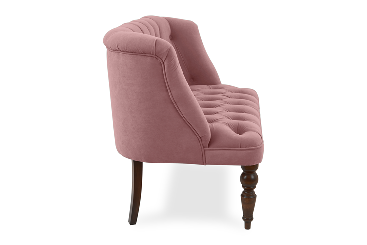 Прямой диван Бриджит розовый ножки коричневые в Петрозаводске - изображение 10