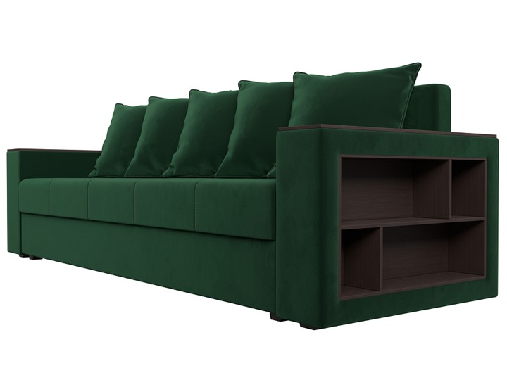 Прямой диван Дубай Лайт, Зеленый (Велюр) в Петрозаводске - изображение 6