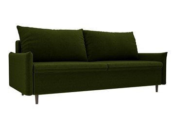 Прямой диван Хьюстон, Зеленый (микровельвет) в Петрозаводске - предосмотр