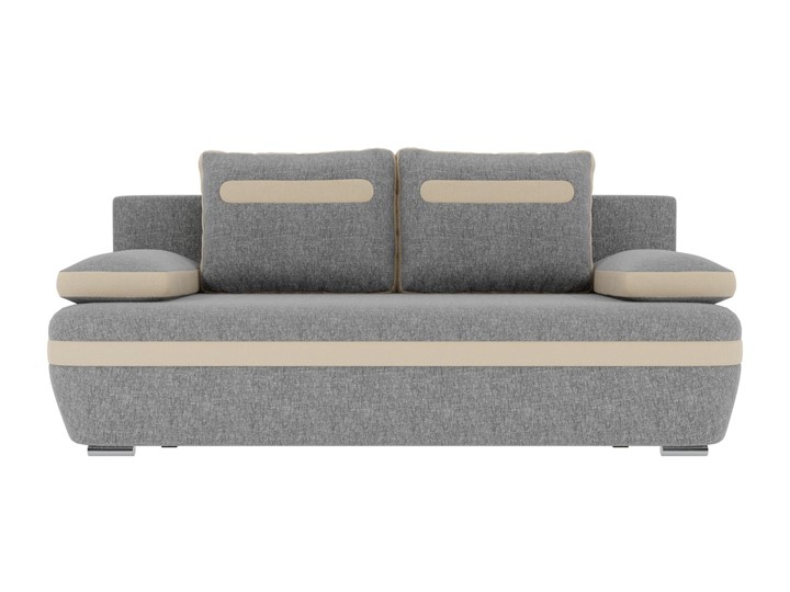 Прямой диван Каир, Серый/Бежевый (рогожка) в Петрозаводске - изображение 3