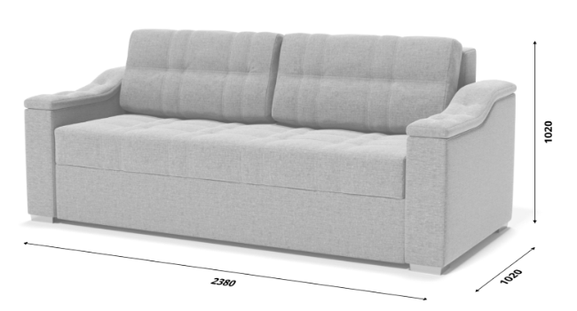 Прямой диван Лидер New 1,9 в Петрозаводске - изображение 5