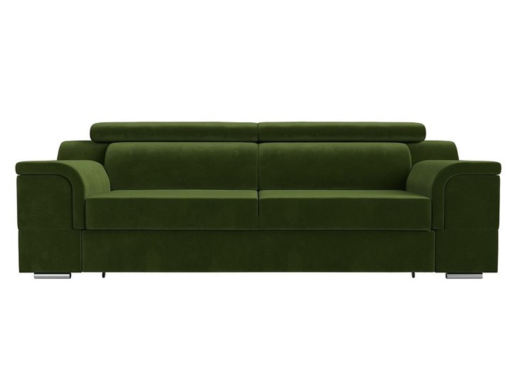 Прямой диван Лига-003 НПБ, Зеленый (Микровельвет) в Петрозаводске - изображение 4