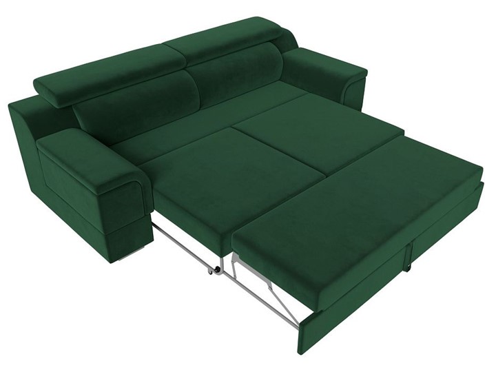 Прямой диван Лига-003 НПБ, Зеленый (Велюр) в Петрозаводске - изображение 3