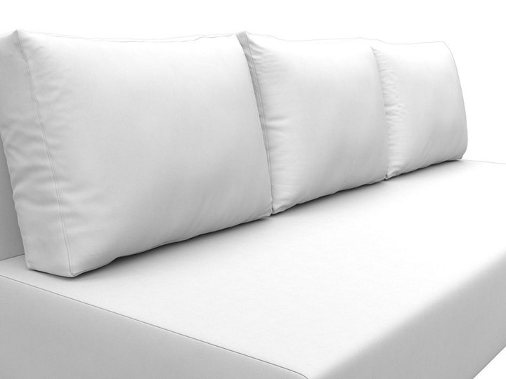 Прямой диван Лига-033, Белый (Экокожа) в Петрозаводске - изображение 5