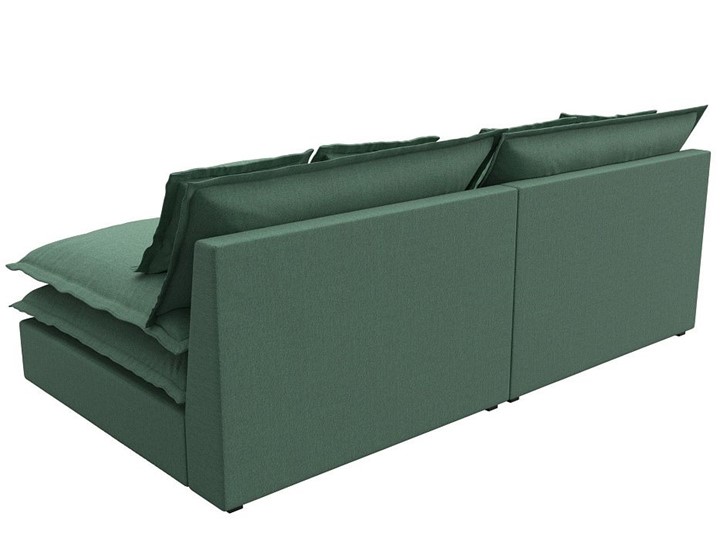 Прямой диван Лига-040, Амур зеленый (рогожка) в Петрозаводске - изображение 5