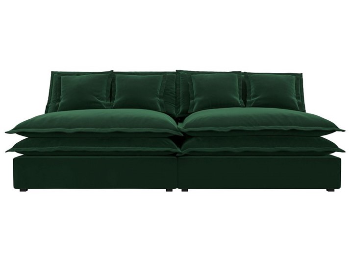 Прямой диван Лига-040, Зеленый (Велюр) в Петрозаводске - изображение 1
