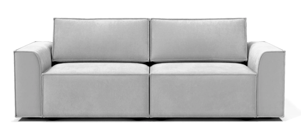 Прямой диван Лофт БЛ1-БП1 (Ремни/Еврокнижка) в Петрозаводске - изображение