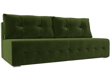 Прямой диван Лондон, Зеленый (микровельвет) в Петрозаводске