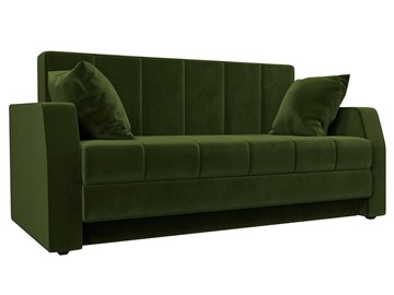 Прямой диван Малютка, Зеленый (микровельвет) в Петрозаводске - предосмотр