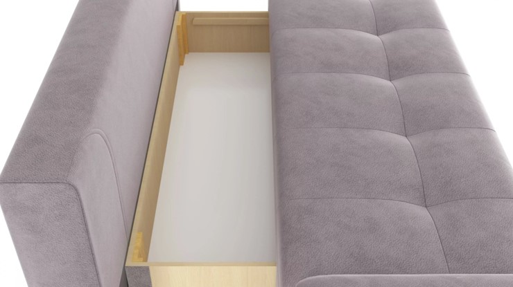 Прямой диван Милан - 1 СК, Велюр Кашемир 890 в Петрозаводске - изображение 3