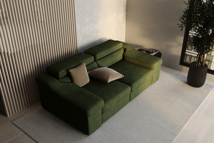 Прямой диван Мюнхен с выкатным механизмом в Петрозаводске - изображение 9