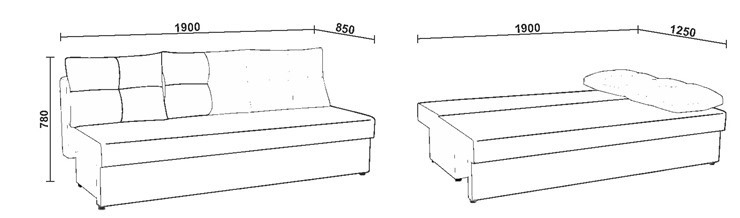 Прямой диван Нео 30 в Петрозаводске - изображение 4