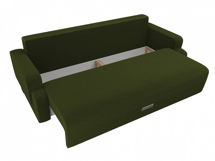 Прямой диван Ника, Зеленый (микровельвет) в Петрозаводске - изображение 1