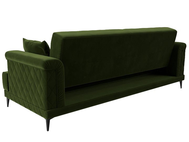 Прямой диван Орлеан, Зеленый (Микровельвет) в Петрозаводске - изображение 2