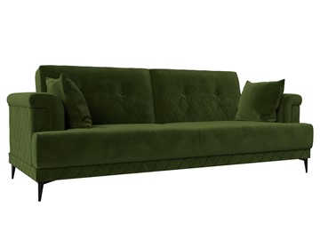 Прямой диван Орлеан, Зеленый (Микровельвет) в Петрозаводске - предосмотр