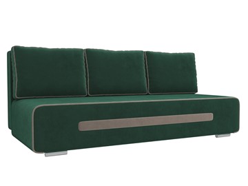 Прямой диван Приам, Зеленый (велюр) в Петрозаводске - предосмотр