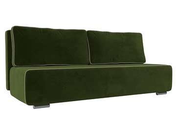 Прямой диван Уно, Зеленый/Бежевый (микровельвет) в Петрозаводске - предосмотр