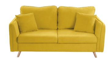 Мягкий диван Бертон желтый в Петрозаводске