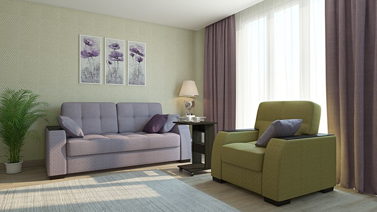 Прямой диван Премьер 3Т в Петрозаводске - изображение 2