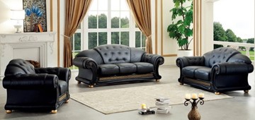 Раскладной диван Versace (3-х местный) black в Петрозаводске - предосмотр 5