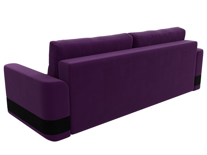 Прямой диван Честер, Фиолетовый/черный (вельвет) в Петрозаводске - изображение 7