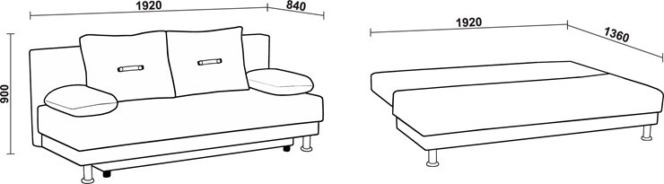 Прямой диван Нео 3 Н в Петрозаводске - изображение 6