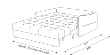 Прямой диван Токио 2 130 (ППУ) в Петрозаводске - предосмотр 8