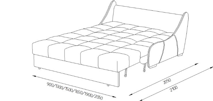 Прямой диван Токио 205 (НПБ) в Петрозаводске - изображение 3