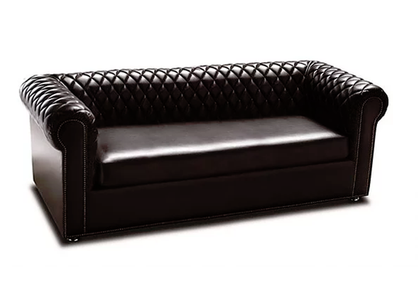 Прямой диван Честерфилд 2200х900х700 в Петрозаводске - изображение