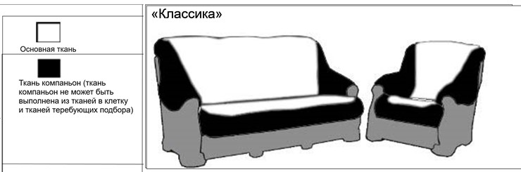 Большой диван Классика Б (4), 240, Ифагрид в Петрозаводске - изображение 3