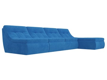 Модульный раскладной диван Холидей, Голубой (велюр) в Петрозаводске - предосмотр 4