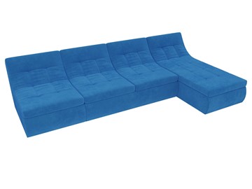 Модульный раскладной диван Холидей, Голубой (велюр) в Петрозаводске - предосмотр 5