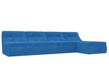 Модульный раскладной диван Холидей, Голубой (велюр) в Петрозаводске - предосмотр