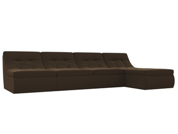 Модульный раскладной диван Холидей, Коричневый (микровельвет) в Петрозаводске - предосмотр