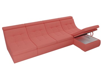 Модульный раскладной диван Холидей люкс, Коралловый (микровельвет) в Петрозаводске - предосмотр 7
