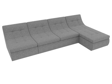 Модульный раскладной диван Холидей, Серый (рогожка) в Петрозаводске - предосмотр 3