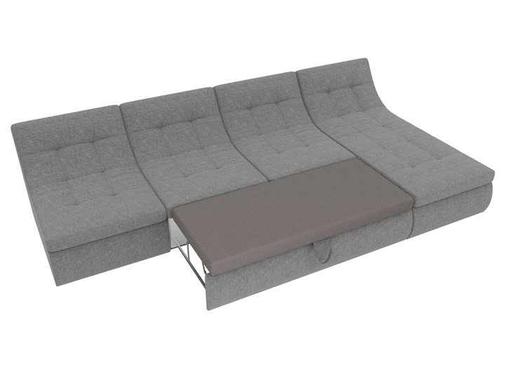 Модульный раскладной диван Холидей, Серый (рогожка) в Петрозаводске - изображение 6