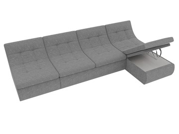 Модульный раскладной диван Холидей, Серый (рогожка) в Петрозаводске - предосмотр 7