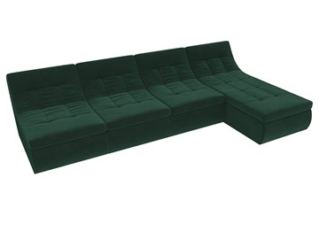 Модульный раскладной диван Холидей, Зеленый (велюр) в Петрозаводске - предосмотр 5