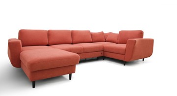 Модульный диван Томас с широкими подлокотниками и пуф-столик с подъемным механизмом в Петрозаводске - предосмотр 2
