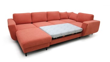 Модульный диван Томас с широкими подлокотниками и пуф-столик с подъемным механизмом в Петрозаводске - предосмотр 4