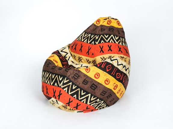 Кресло-мешок Груша малое, жаккард, африкан в Петрозаводске - изображение
