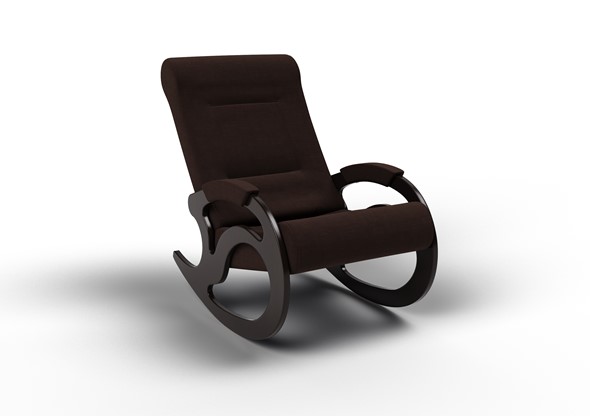 Кресло-качалка Вилла, ткань шоколад 11-Т-Ш в Петрозаводске - изображение