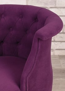 Кресло Бархат (фиолетовый/белый) в Петрозаводске - предосмотр 3