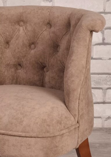 Кресло Бархат (плюшевая ткань/средний тон) в Петрозаводске - изображение 3