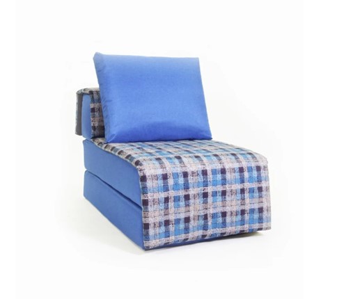 Бескаркасное кресло Харви, синий - квадро в Петрозаводске - изображение