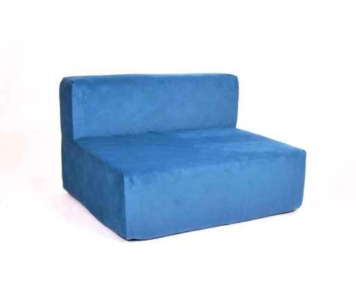 Кресло Тетрис 100х80х60, синий в Петрозаводске - изображение