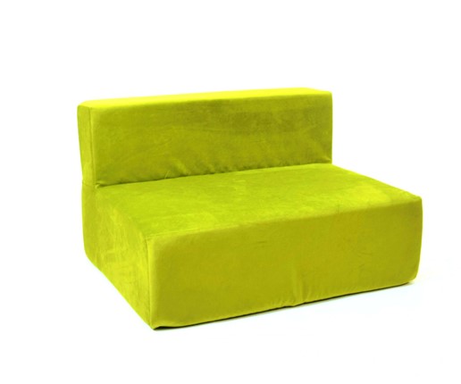 Кресло бескаркасное Тетрис 100х80х60, зеленое в Петрозаводске - изображение
