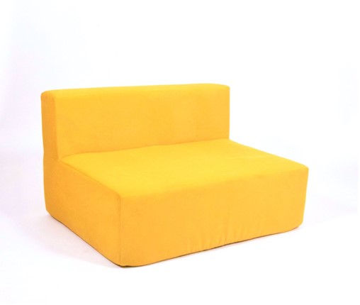Кресло Тетрис 100х80х60, желтое в Петрозаводске - изображение